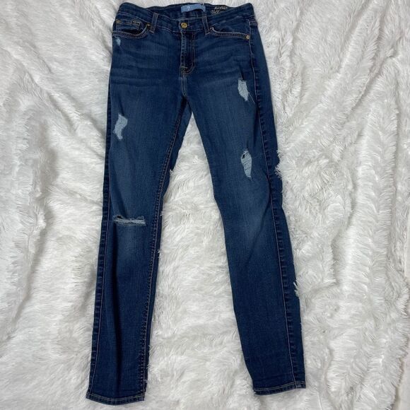 7FAM b(air) The Ankle Skinny destroyed destructed jeans 26 - Picture 2 of 8